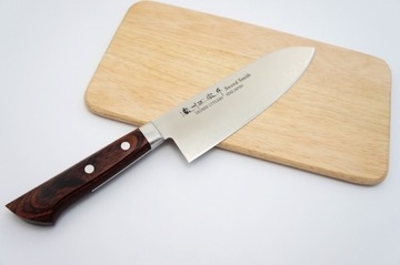 Кухонный нож Satake Unique Mahogany Santoku 17см