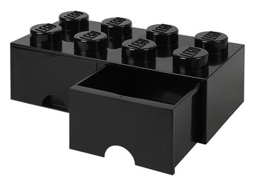 Контейнер LEGO с ящиками Brick 8 Black