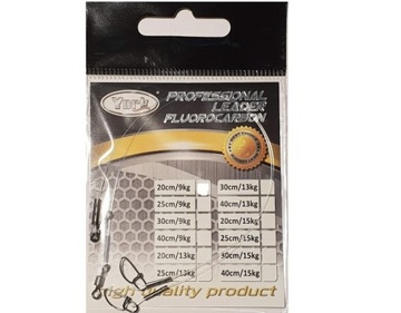 Przypon professional fluorocarbon 13kg 30cm 2szt