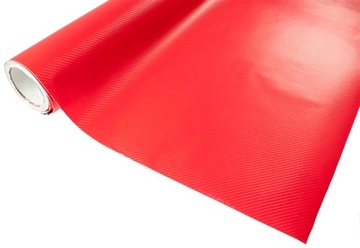 ФОЛЬГА ШПОН CARBON 3D CARBON RED 127 x 50см