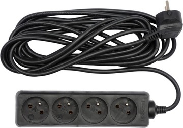 PRZEDŁUŻACZ ELEKTRYCZNY LISTWOWY 3 METRY 4 GNIAZDA