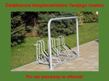 STOJAK ROWEROWY NA 3 ROWERY BEZPIECZNY ROWER