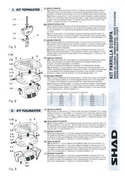 Задняя рама Shad S0B64T для Suzuki BANDIT 94-00