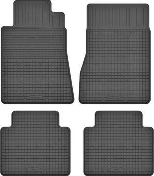 Mercedes E Klasa W124 DYWANIKI SAMOCHODOWE GUMOWE KORYTKOWE CZARNE DO AUTA