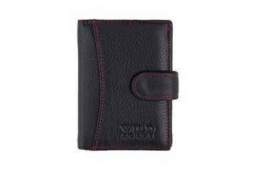 Portfel męski Skórzany Wild Horse Czarny Etui