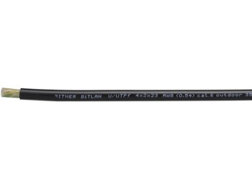 Kabel sieciowy skrętka U/UTP ziemny cat.6 za metr