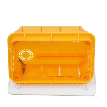 Puszka podtynkowa 96x126x62mm pomarańczowa Pp t4