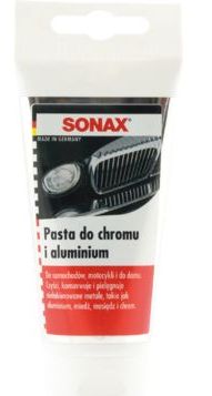 SONAX PASTA DO CHROMU I ALUMINIUM MIEDZI MOSIĄDZU