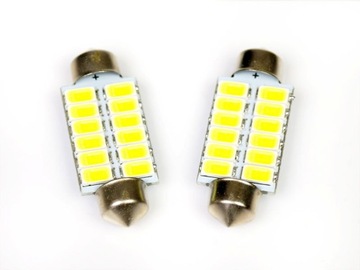 Трубчатая светодиодная лампа 12 SMD 5630 C5W C10W 36 мм