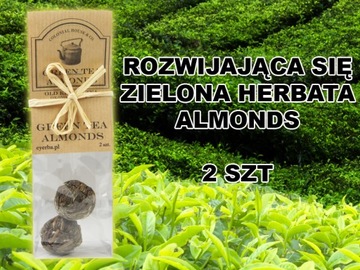 ZIELONA ALMONDS HERBATA ZIELONA KWITNĄCA JAŚMIN