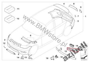 BMW 1 E81 E82 E87 E88 - PODPĚRY PŘEDNÍ L+P