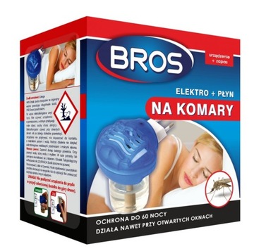 elektro + płyn na komary BROS