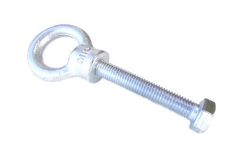 Оцинкованная напольная проушина с резьбой М10.