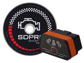 SDPROG PL + Interfejs BT OBD2 ELM327 FIAT LANCIA