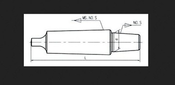 Сверло Morsa с хвостовиком MT MS MK 3 B16