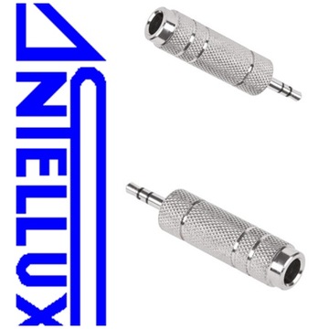 PRZEJŚCIE JACK GN 6,3mm - JACK WT.3.5mm STEREO