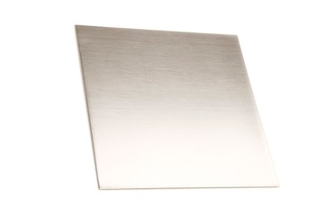 Blacha alpaka nowe srebro arkusz 1mm - 17,5x10cm | formatka 175x100x1mm