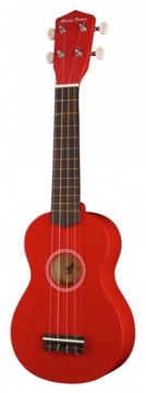 Harley Benton UK-12 RED Ukulele sopranowe czerwone