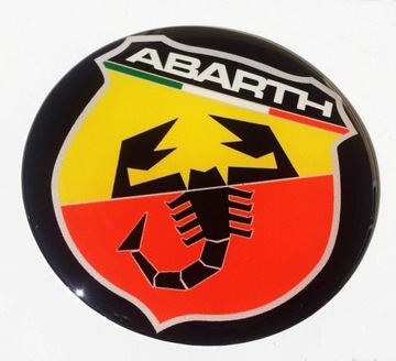 НАКЛЕЙКА ABARTH 14мм НА КЛЮЧ, ЛОГОТИП-ЭМБЛЕМА!!!