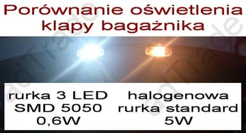 ЛАМПОЧКА 2 LED 5050 SMD ТРУБКА 31мм C5W ФЕСТОН 24В