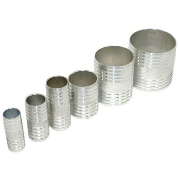 Łącznik ALUMINIOWY cienkościenny do węży 6 mm