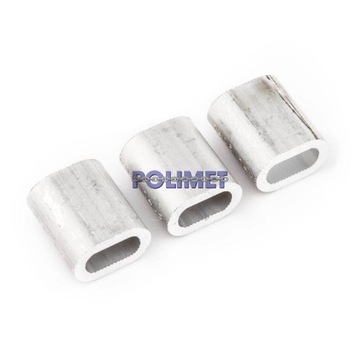 TULEJA ALUMINOWA 12 mm ZACISK - 5 szt. ATEST