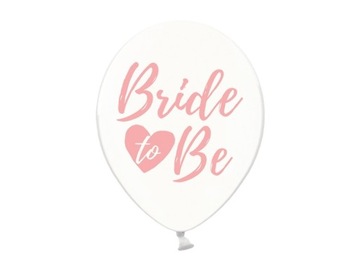 Balony Bride to be, 30 cm, wieczór panieński, 5szt
