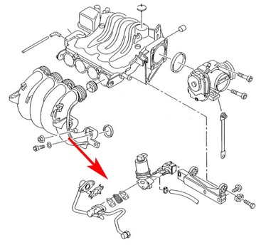 542 Заглушка EGR VW SEAT SKODA 1.2i 03D131503A/B