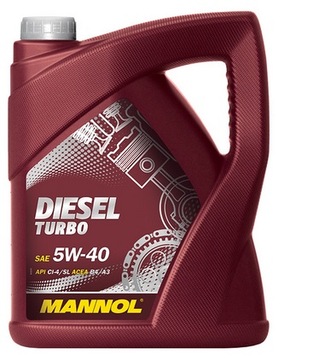 $ 5W40 5L olej Mannol DIESEL TURBO VW502.00/505.00