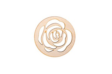 RÓŻA 5 CM ozdoba DECOUPAGE scrapki - Rękodzieło