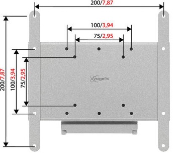 ПЛОСКОЕ настенное крепление макс. 42 дюйма Vogels VFW 032