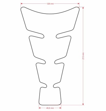 Tankpad naklejka bak Suzuki GSR 600 750