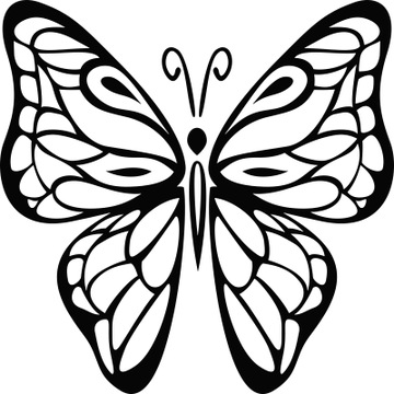 Dekoracyjna naklejka na ścianę MOTYL z motylami do salonu ścienna 20 cm