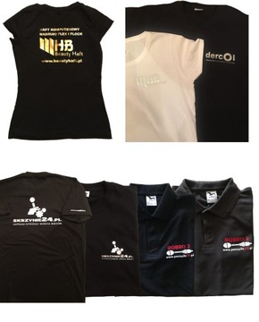 KAMIZELKA POLAROWA Z HAFTEM LOGO FIRMOWA 10szt