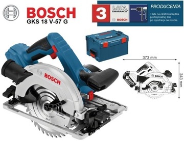 Аккумуляторная циркулярная пила Bosch GKS 18V-57 G