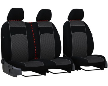 ТОЛСТЫЕ АВТОЧЕХЛЫ АВТОБУС VW T4 2+1