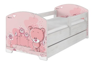 Детская кроватка OSKAR 140X70 BABY BOO поролоновый матрас - кокос + ящик