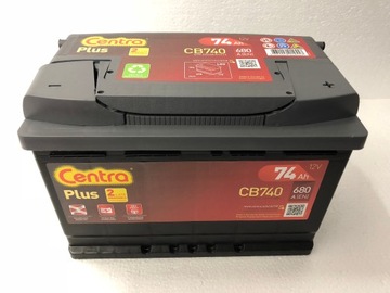 АККУМУЛЯТОР CENTRA PLUS CB740 12В 74Ач P+ 680А