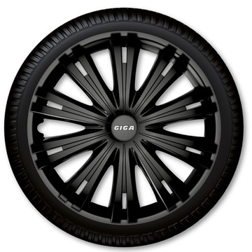 КОЛПАКИ 15 GIGA ЧЕРНЫЕ OPEL AUDI VW FORD FIAT SEAT