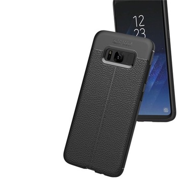 КОЖАНЫЙ ЧЕХОЛ ТПУ ДЛЯ SAMSUNG GALAXY S8 PLUS + СТЕКЛО