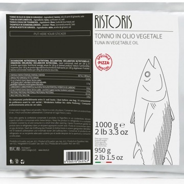 Tuńczyk w oleju 1 kg RISTORIS 4085