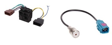 ZŁĄCZE ISO VW + ADAPTER ANTENOWY RCD200 300 500