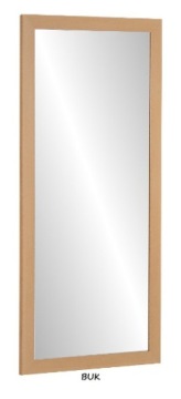 ЗЕРКАЛО в раме 140Х50 ВЕНГЕ БЕЛЫЙ ДУБ SONOMA COLORS