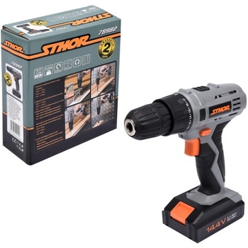 WIERTARKO-WKRĘTARKA 14.4V ZESTAW AKUMULATOR LI-ION + ŁADOWARKA STHOR STHOR