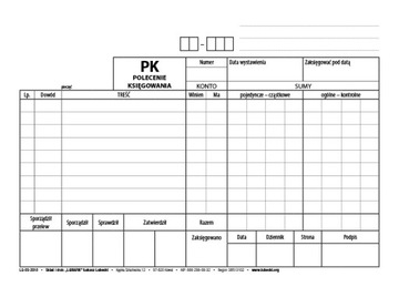 2 x PK Polecenie księgowania A5 100 str (2 szt.)