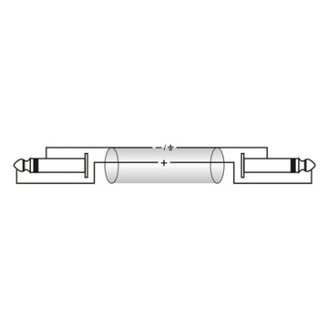 ROXTONE DGJJ110L5 КАБЕЛЬ JACK 6.3 MONO УГЛОВОЙ / JACK 6.3 MONO КАБЕЛЬ GIT 5 м