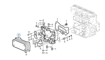 МАСЛЯНЫЙ ОХЛАДИТЕЛЬ VOLVO EC140 ECR145 L50 20532396