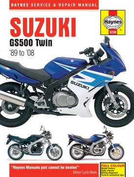 SUZUKI GS500 K2 (01-08) OPIS NAPRAW I BUDOWY