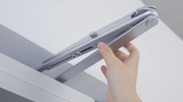 Samozamykacz z blokadą ASSA ABLOY DC300 biały