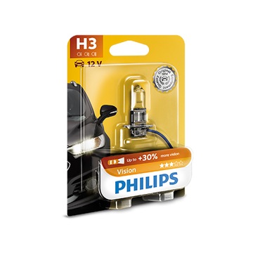 Philips Żarówka H3 Vision +30% więcej światła
